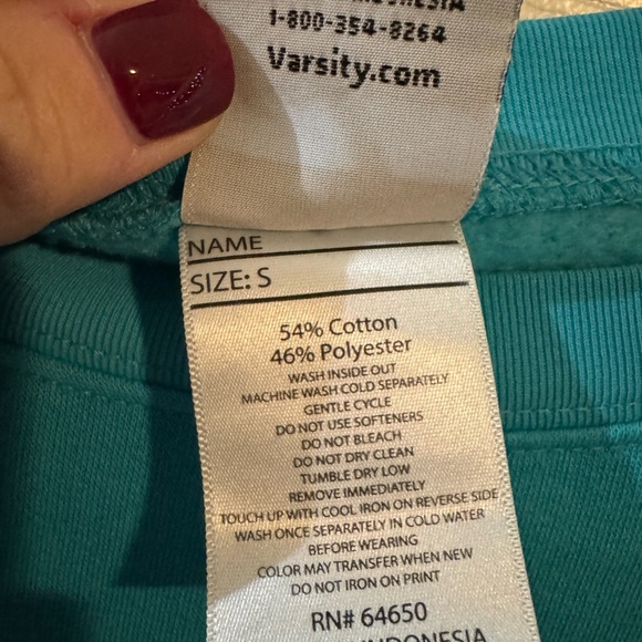 Varsity Teal Cheersport Crewneck Sweater (2024) - Picture 2 of 3